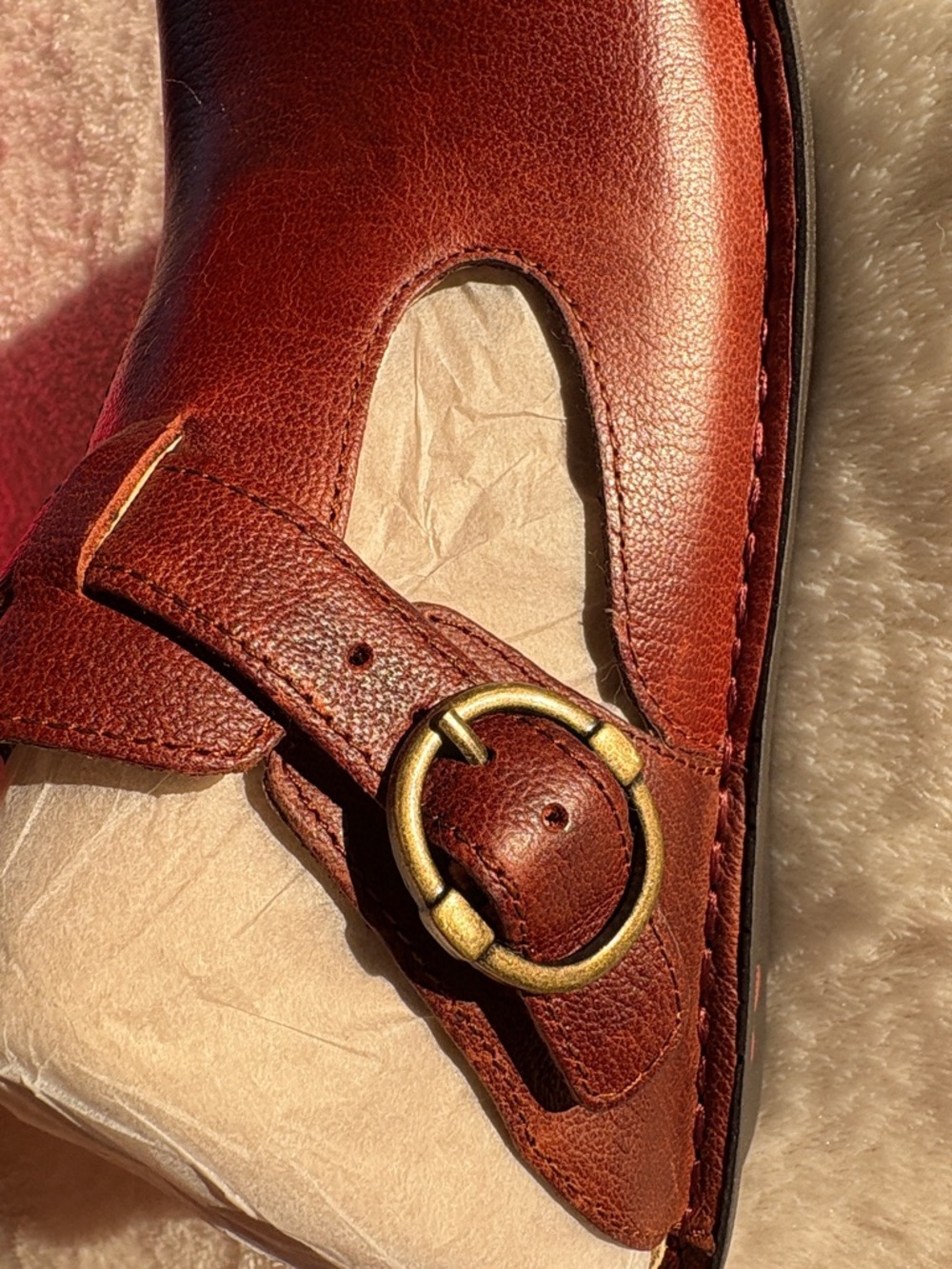 New Alegria Chestnut Classic Slip-On Clog - Picture 2 of 4